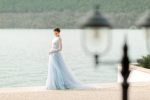 Голубое свадебное платье от Anna Skoblikova