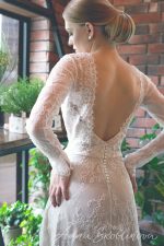 Свадебное платье цвета айвори от Anna Skoblikova