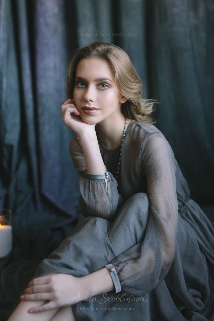 Роскошное свадебное платье из натурального шелка  Anna Skoblikova : Photo 1
