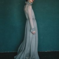 Зелёное свадебное платье в стиле vintage  Anna Skoblikova  0126 | Photo 5