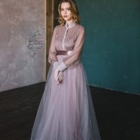 Свадебный винтажный комплект кофейного цвета  0130  Anna Skoblikova : Photo 1