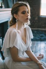 Вечернее и свадебное платье из натурального шелка от Anna Skoblikova