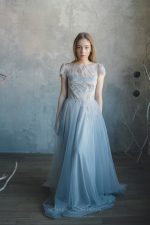 Серое свадебное платье от Anna Skoblikova