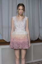 Valentina - Свадебное платье отчитается юбкой с эффектом омбре, собранной вручную и расшитым Испанским кружевом  Anna Skoblikova