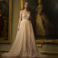 Daniella - Уникально лёгкое свадебное платье украшает авторская вышивка испанским кружевом  Anna Skoblikova