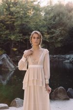 Свадебное платье для выездной церемонии из шелка из шелка - Bojhenа | Photo 4 | Anna Skoblikova | 0166
