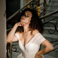 Свадебное платье с инкрустированным лифом - Whitney  Anna Skoblikova  0190 | Фото 1